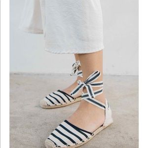 Soludos classic striped sandal